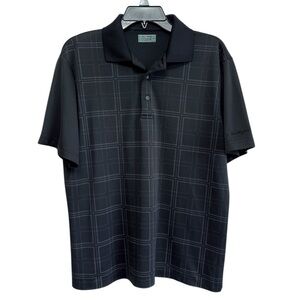 Hogan Black Checkered Men's Polo Shirt